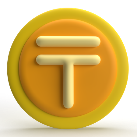 Tenge  3D Icon