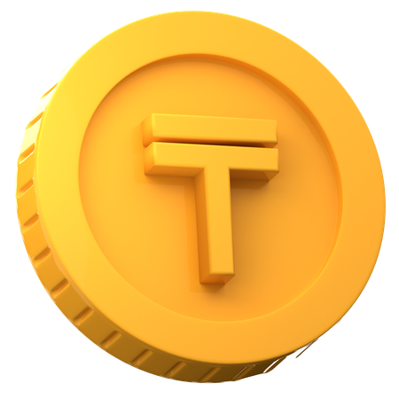 Tenge  3D Icon
