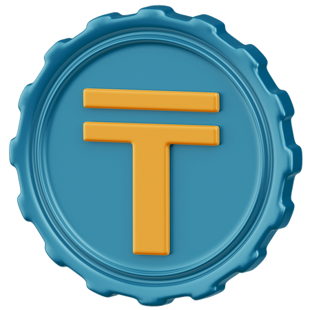 Tenge  3D Icon