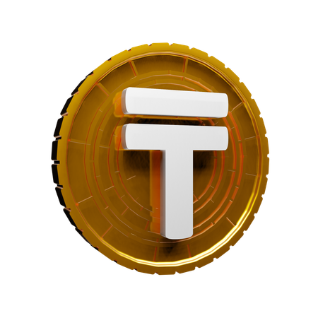 Tenge  3D Icon