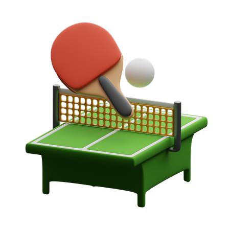 Tênis de mesa  3D Icon