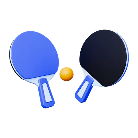 Tenis de mesa  3D Icon