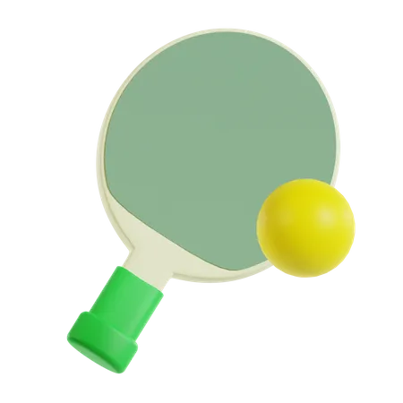 Tenis de mesa  3D Icon