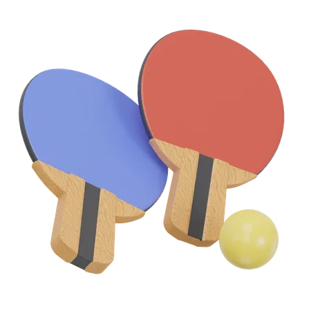 Tenis de mesa  3D Icon
