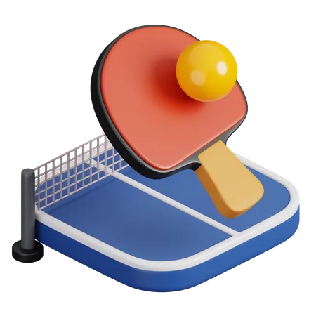 Tênis de mesa  3D Icon