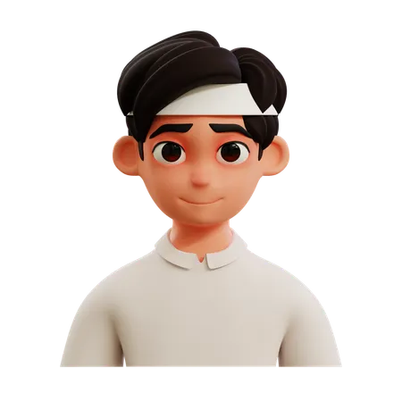 Jogador de tênis  3D Icon
