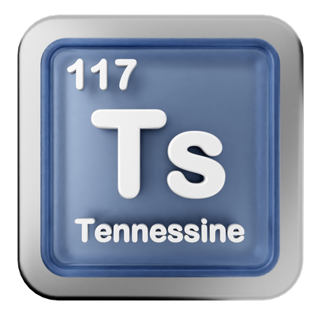 Tennessin-Periodensystem  3D Icon