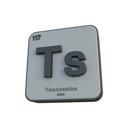 Tennessine  3D Illustration