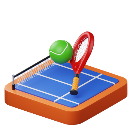 Tennis  3D Icon