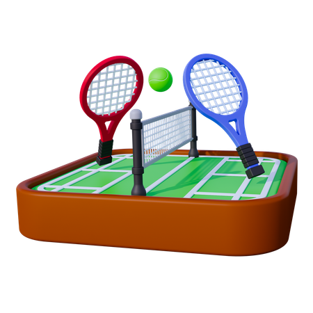 Tennis  3D Icon