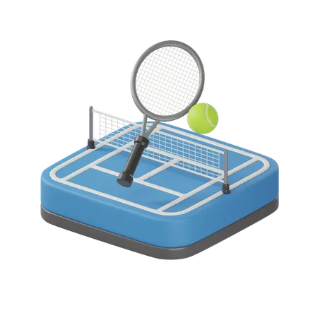 Tennis  3D Icon