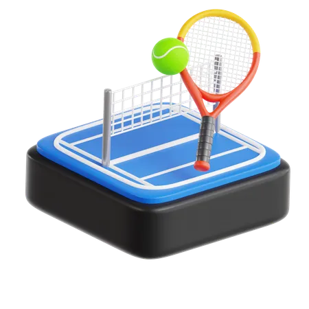 Tennis  3D Icon