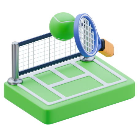 Tennis  3D Icon