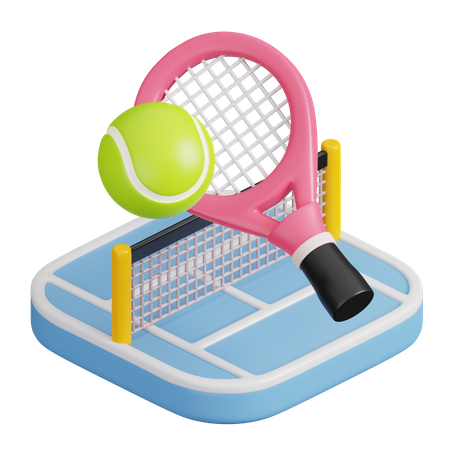 Tennis  3D Icon