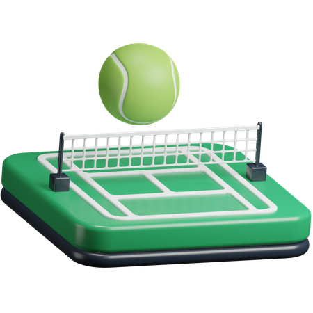 Tennis  3D Icon