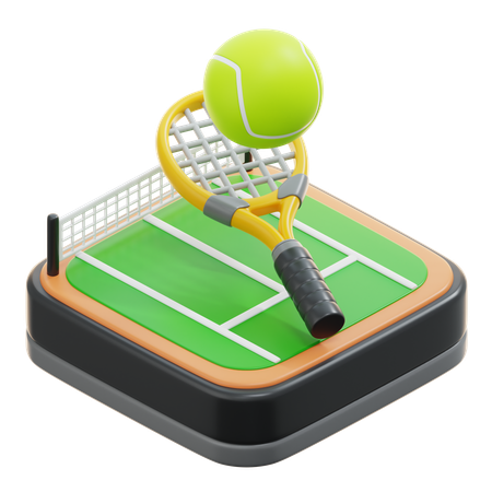 Tennis  3D Icon