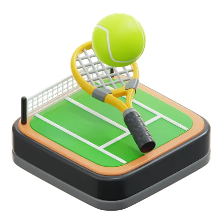 Tennis  3D Icon