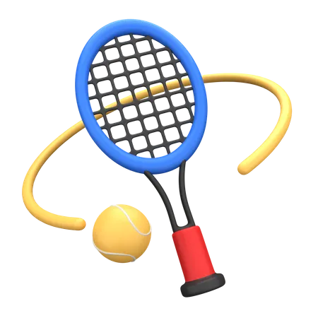 Tennis  3D Illustration