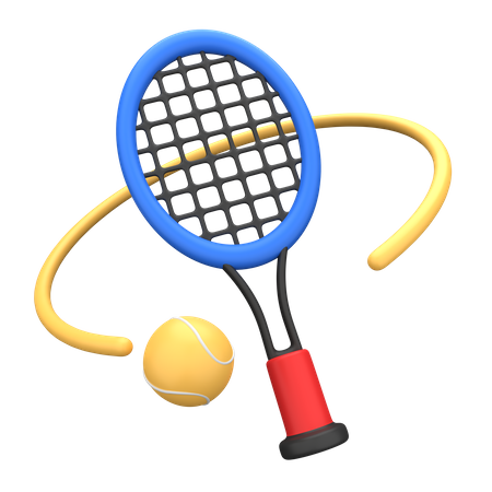 Tennis  3D Illustration