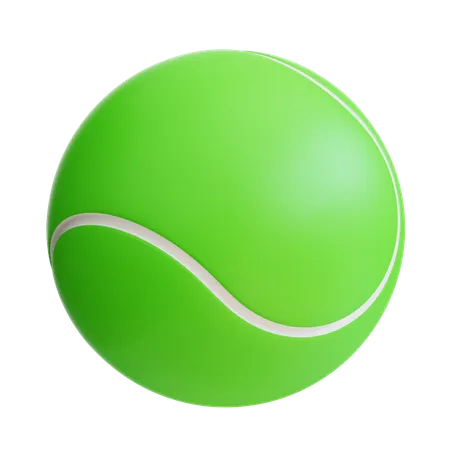 3 D Tennis Ball Icon 3D Icon