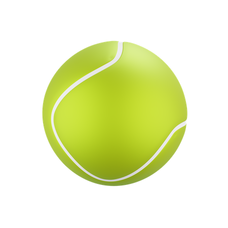 Tennis Ball 3D Illustration