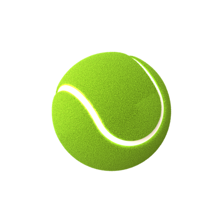 Tennis Ball  3D Illustration