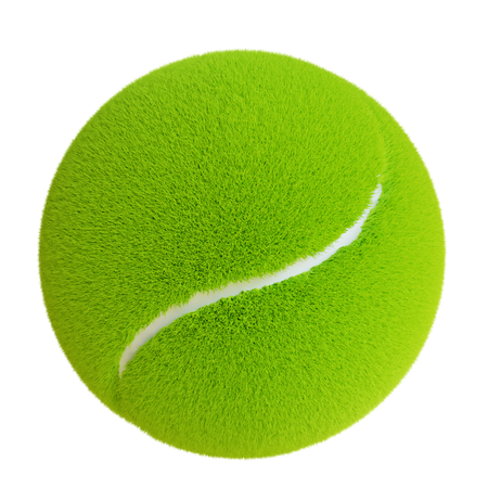 Tennis Ball  3D Illustration