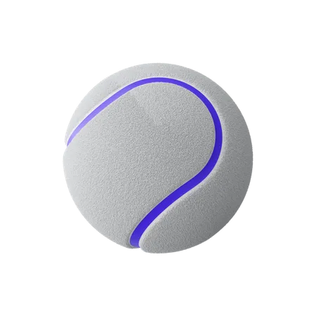 Tennis Ball 3D Illustration