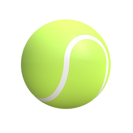 Premium Tennis Ball 3D Icon download in PNG, OBJ or Blend format