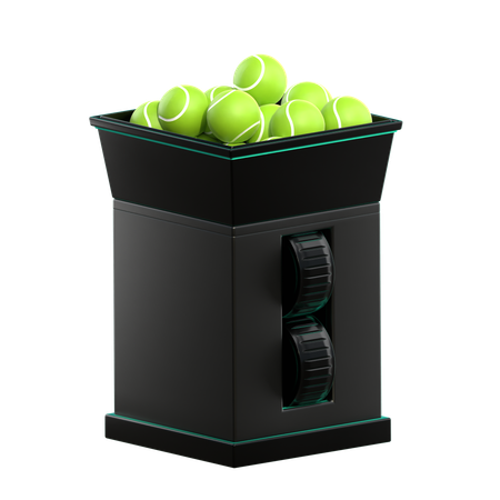 Tennis Ball Throwing Machine  3D Icon