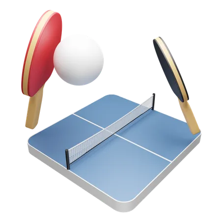 Tennis de table  3D Icon