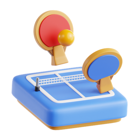 Tennis de table  3D Icon