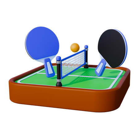 Tennis de table  3D Icon