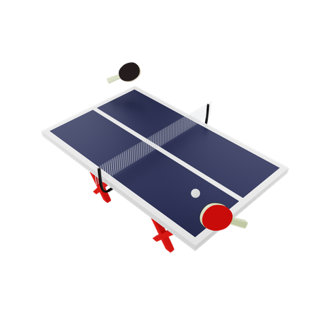 Tennis de table  3D Illustration