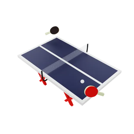 Tennis de table  3D Illustration