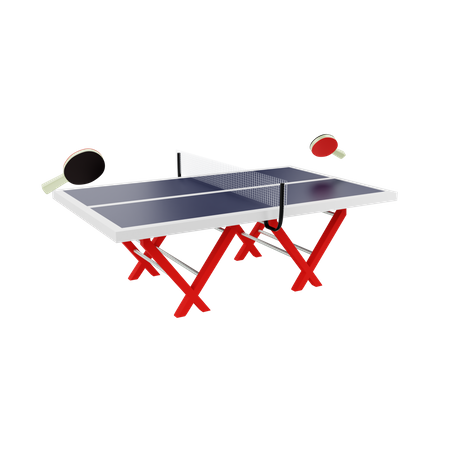 Tennis de table  3D Illustration