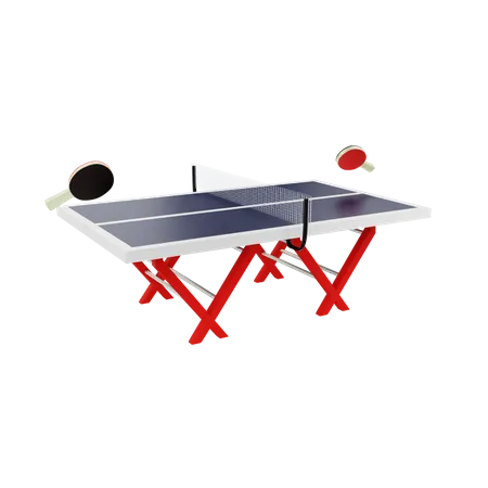 Tennis de table  3D Illustration