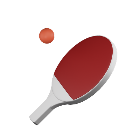 Tennis de table  3D Illustration