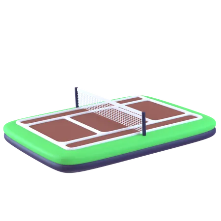 Tennis Field  3D Icon