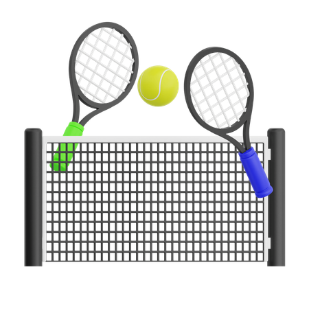 Tennis Field  3D Icon