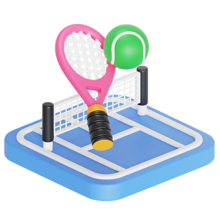 Tennis game  3D Icon