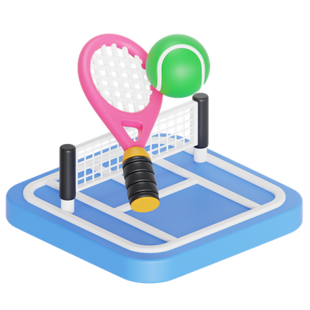 Tennis game  3D Icon