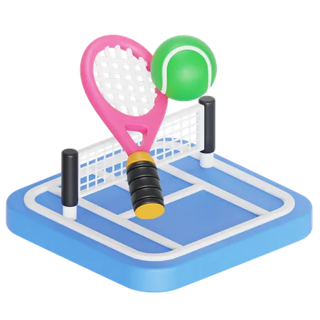 Tennis game  3D Icon
