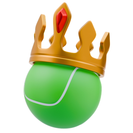 Tennis-Gewinner  3D Icon