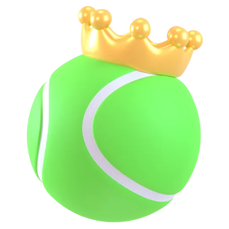 Tennis King  3D Icon