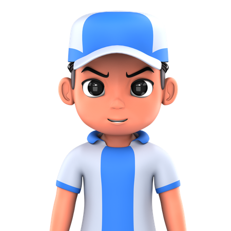 Tennis player  3D Icon