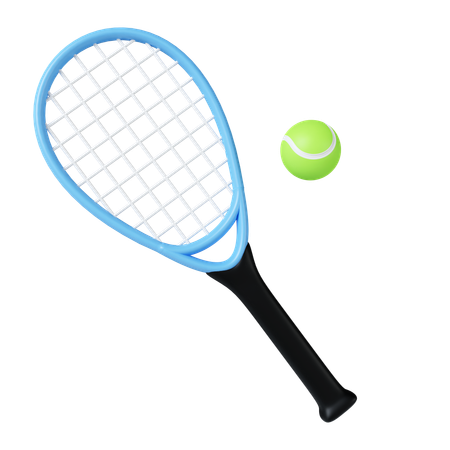 Tennis Racket  3D Icon