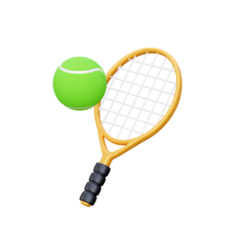 Tennis Racket  3D Icon