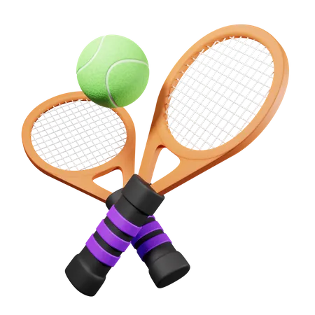 Tennis Racket  3D Illustration