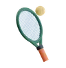 Tennis Racket And Ball